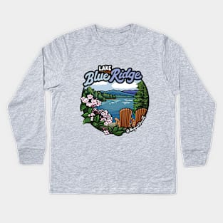 Blue Ridge, Georgia Kids Long Sleeve T-Shirt